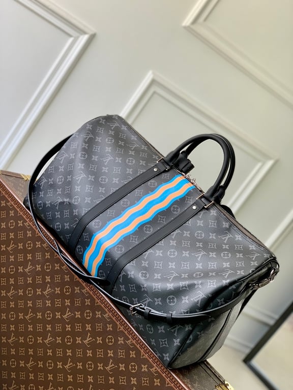 Louis Vuitton Keepall 55 Bandoulière Monogram Eclipse - 7