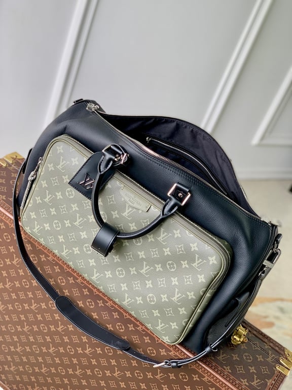 Louis Vuitton Keepall Bandoulière 50 LV Park Black Green - 2