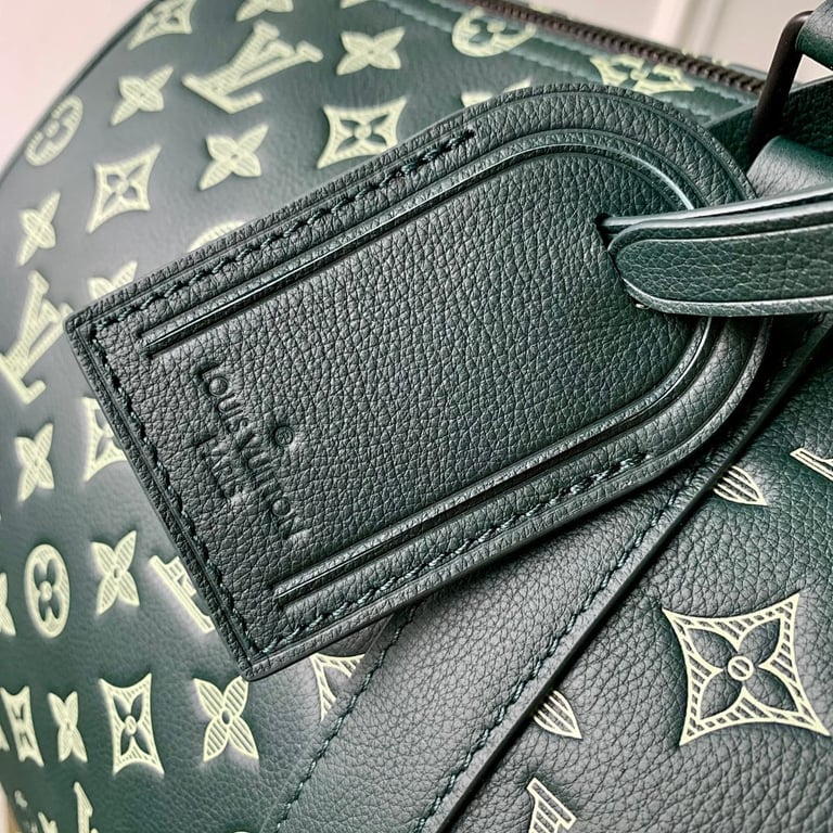 Louis Vuitton Keepall Bandoulière 50 Monogram Shadow Green - 6
