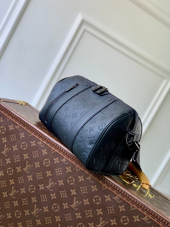 Louis Vuitton City Keepall Monogram Shadow Black - 9