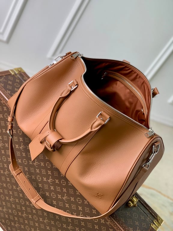 Louis Vuitton Keepall Bandoulière 50 Brown Leather - 2