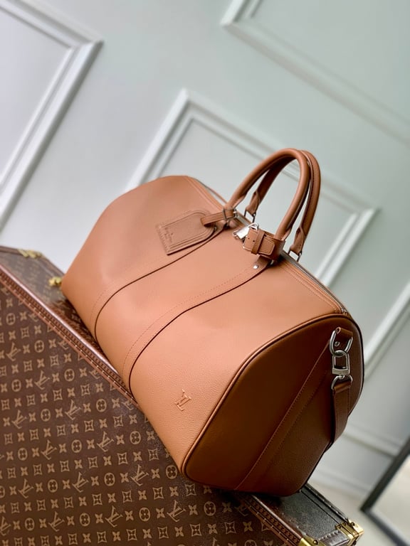 Louis Vuitton Keepall Bandoulière 50 Brown Leather - 9