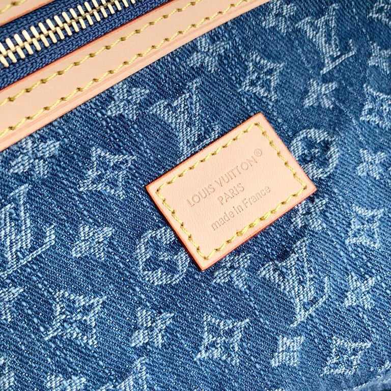 Louis Vuitton Keepall Bandoulière Monogram Denim Blue - 3