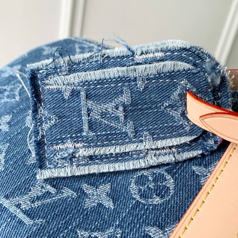 Louis Vuitton Keepall Bandoulière Monogram Denim Blue - 8