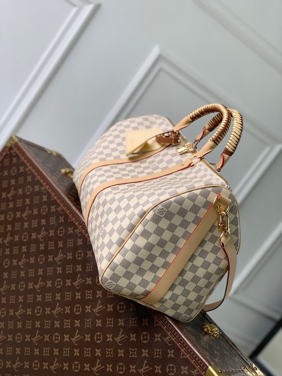 Louis Vuitton Keepall Damier Azur Braided Handles - 10
