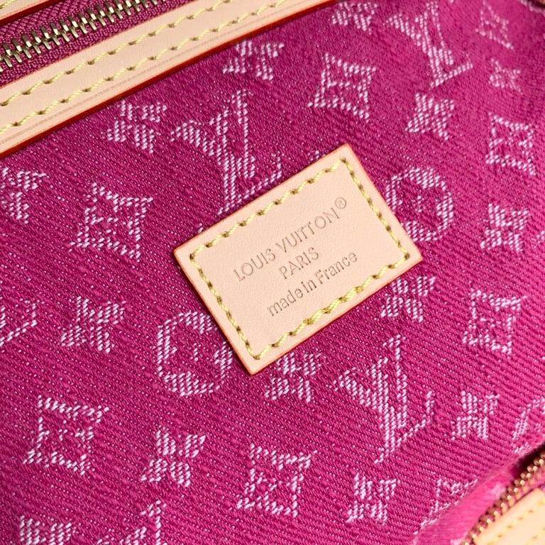 Louis Vuitton Keepall Bandoulière Monogram Denim Pink - 3