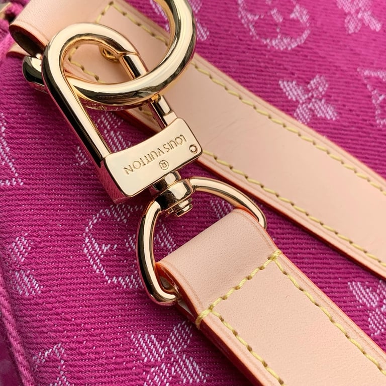 Louis Vuitton Keepall Bandoulière Monogram Denim Pink - 6