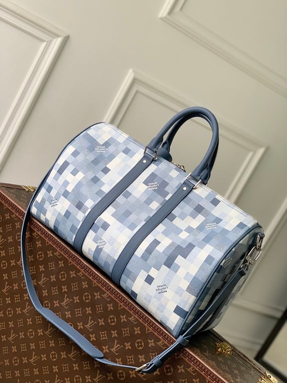 Louis Vuitton Keepall Damier Pop Blue - 9