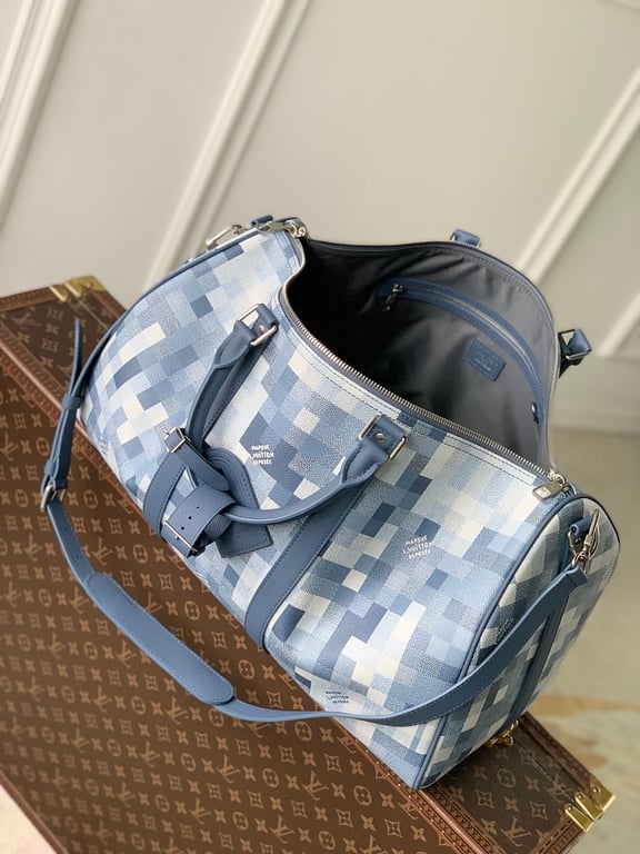 Louis Vuitton Keepall Bandouliere Damier Pop Blue - 2