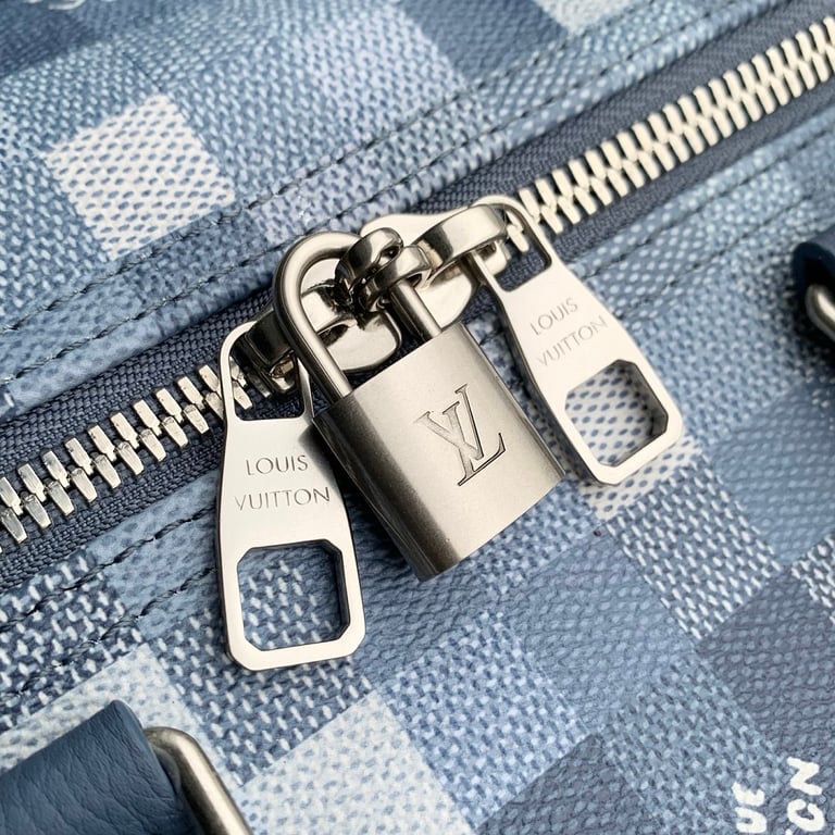 Louis Vuitton Keepall Bandouliere Damier Pop Blue - 6