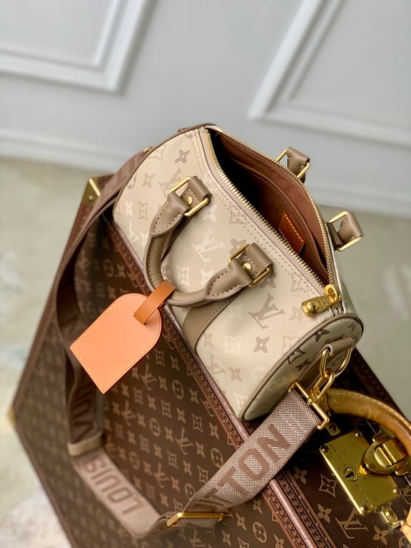Louis Vuitton Keepall Bandoulière 25 Beige Monogram - 2
