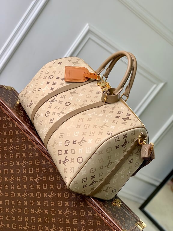 Louis Vuitton Keepall Monogram Beige - 10