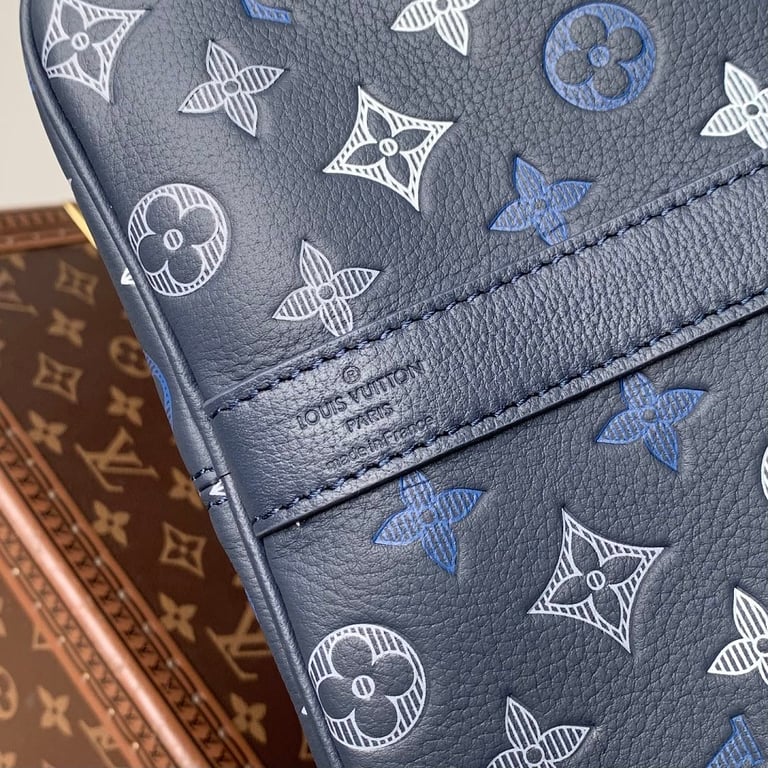 Louis Vuitton Keepall Navy Monogram - 3