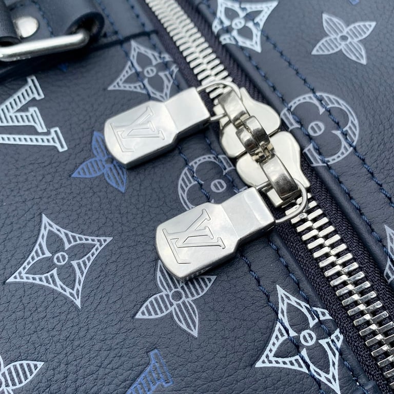 Louis Vuitton Keepall Navy Monogram - 6