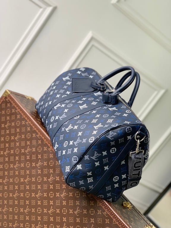 Louis Vuitton Keepall Navy Monogram - 10
