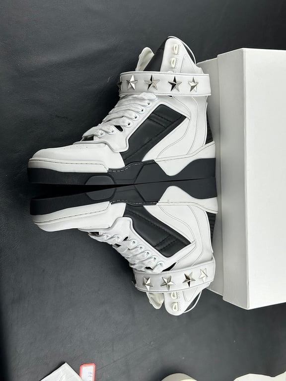 Givenchy Tyson High-Top Sneakers Black White - 6