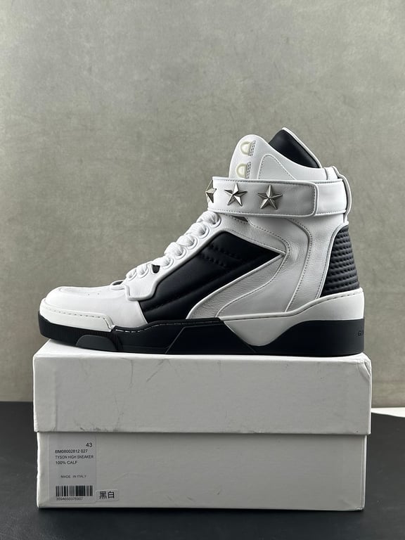 Givenchy Tyson High-Top Sneakers Black White