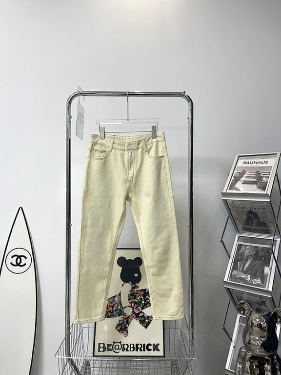 Evisu Cream Embroidered Seagull Jeans - 3