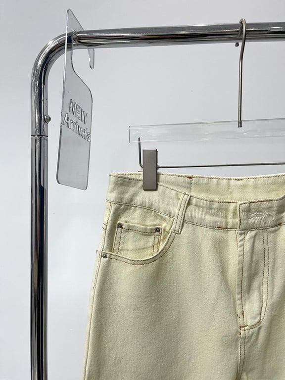 Evisu Cream Embroidered Seagull Jeans - 10
