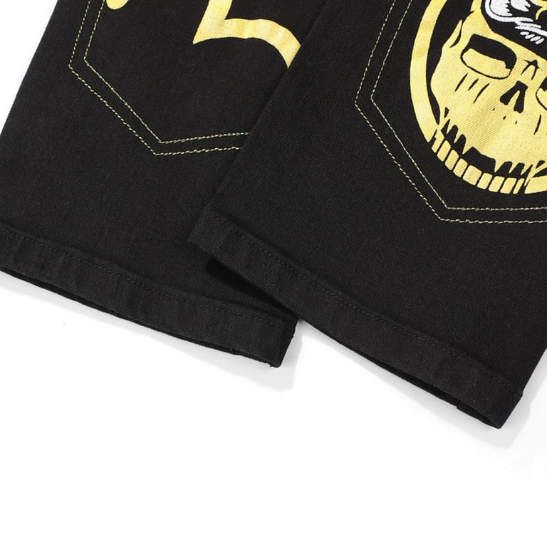 Evisu Multi-Pocket Daruma Graphic Jeans Black - 10