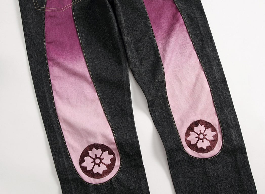 Evisu Sakura Gradient Seagull Jeans Black - 5