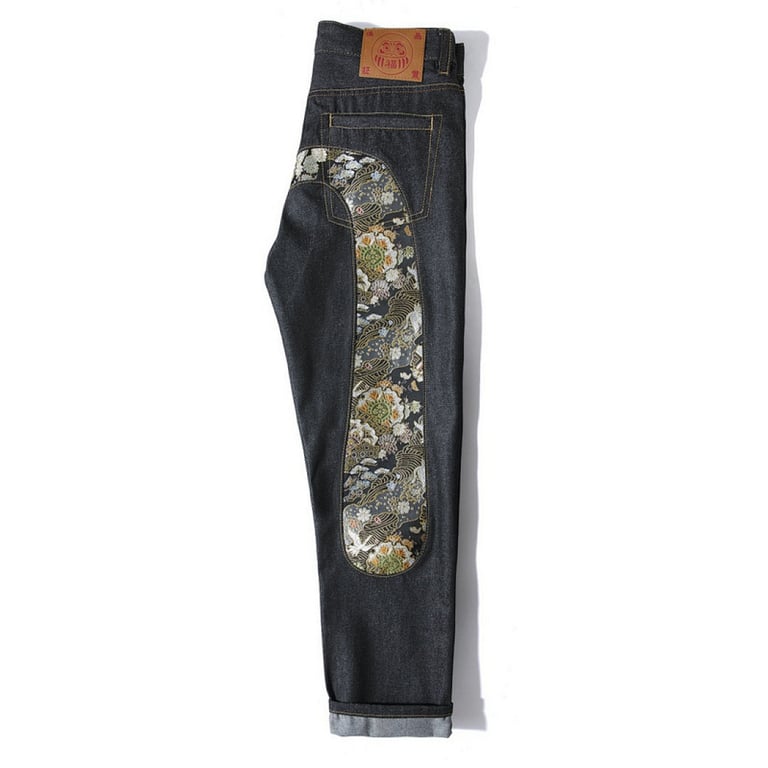 Evisu Brocade Seagull Jeans Black - 8