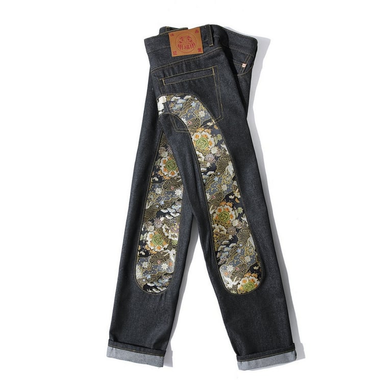 Evisu Brocade Seagull Jeans Black - 9