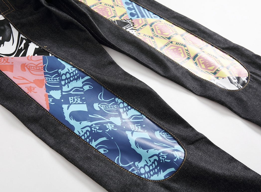 Evisu Multi-Graphic Daicock Jeans Black - 4
