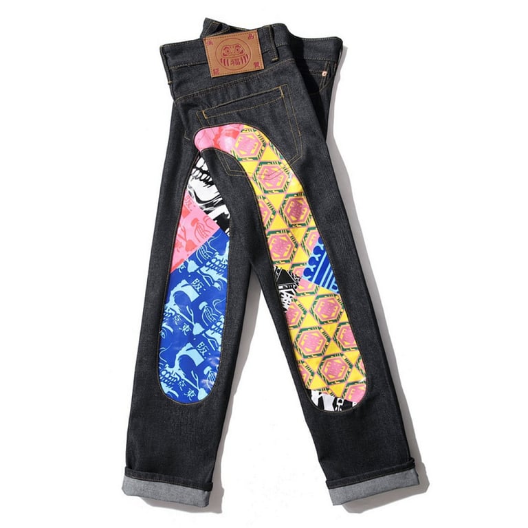 Evisu Multi-Graphic Daicock Jeans Black - 7