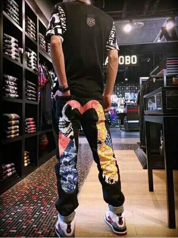 Evisu Multi-Graphic Daicock Jeans Black - 9