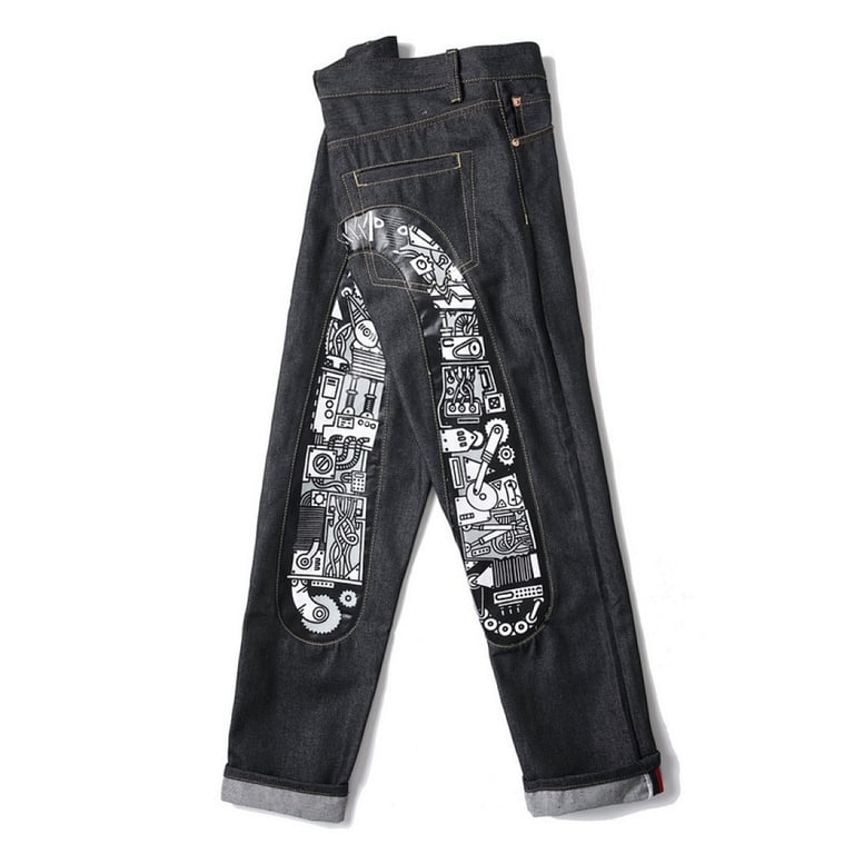 Evisu Mechanical Seagull Graphic Jeans - 7