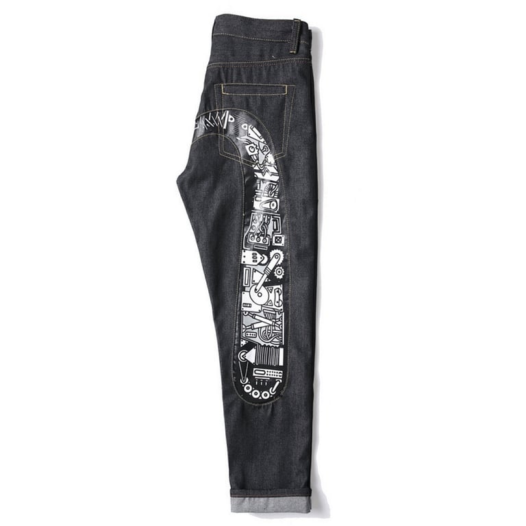 Evisu Mechanical Seagull Graphic Jeans - 8