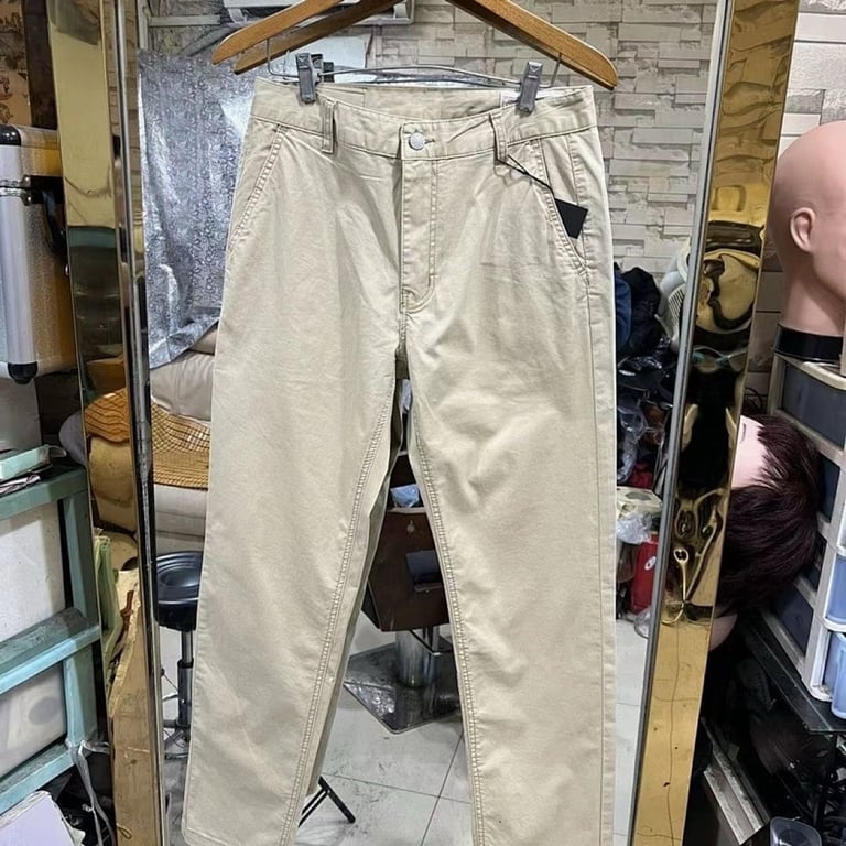 Evisu Seagull Logo Khaki Pants - 6