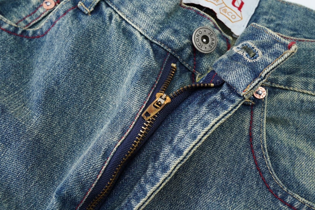 Evisu Paisley Patch Jeans Light Wash - 7