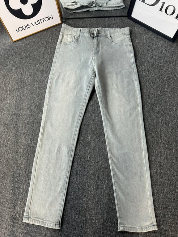Evisu Light Wash Graphic Jeans - 3