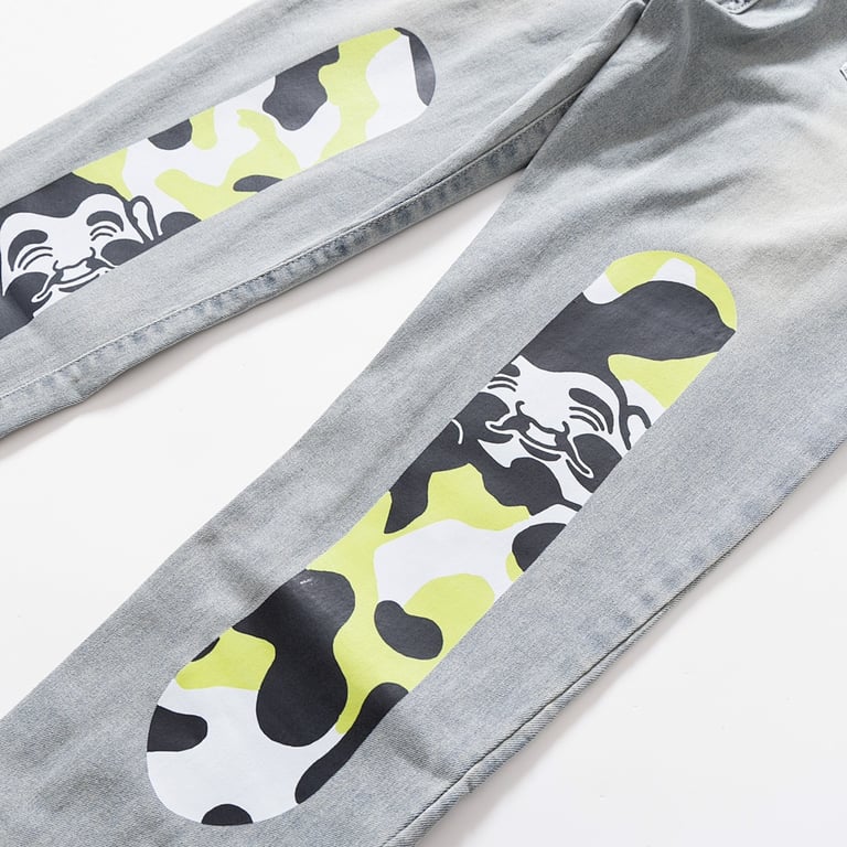 Evisu Light Wash Graphic Jeans N110-12786 - 12