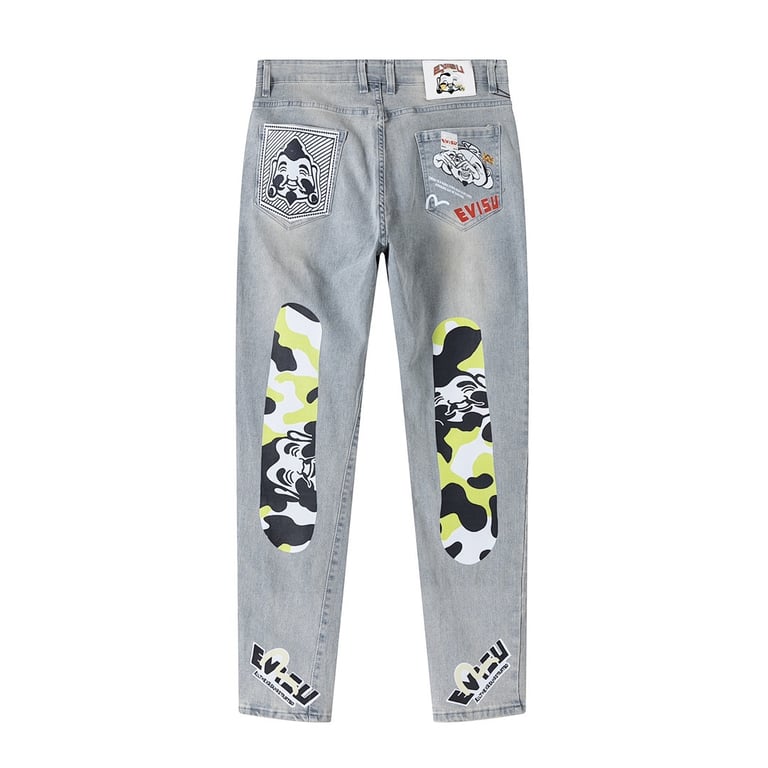 Evisu Light Wash Graphic Jeans N110-12786 - 13