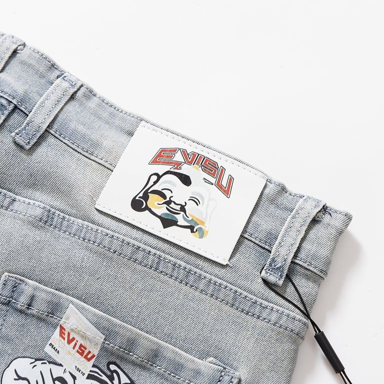 Evisu Light Wash Graphic Jeans N110-12786 - 3