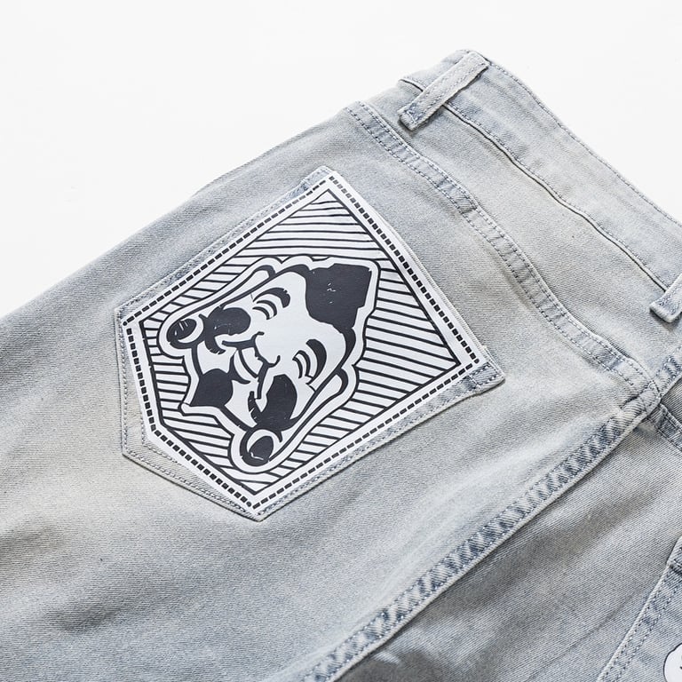 Evisu Light Wash Graphic Jeans N110-12786 - 4