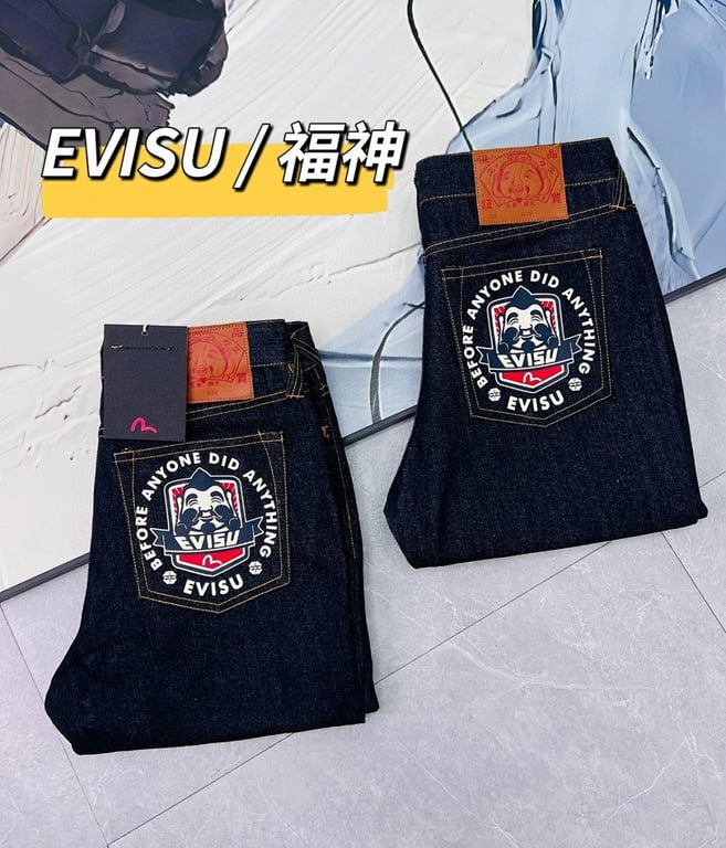 Evisu N72-14981 Indigo Jeans - 16