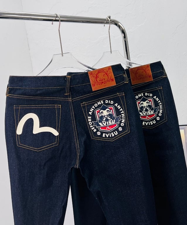 Evisu N72-14981 Indigo Jeans - 4