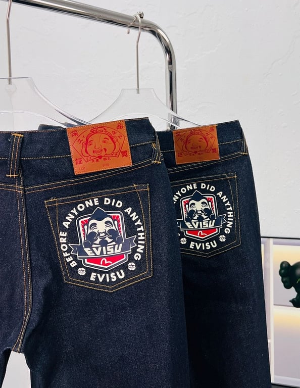 Evisu N72-14981 Indigo Jeans - 5