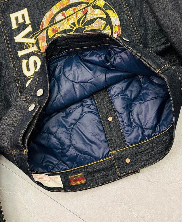 Evisu Osaka Japan Embroidered Denim Jacket - 17