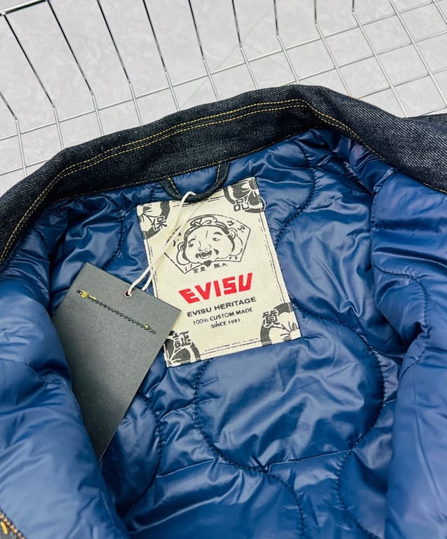 Evisu Osaka Japan Embroidered Denim Jacket - 19