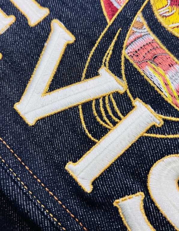 Evisu Osaka Japan Embroidered Denim Jacket - 21