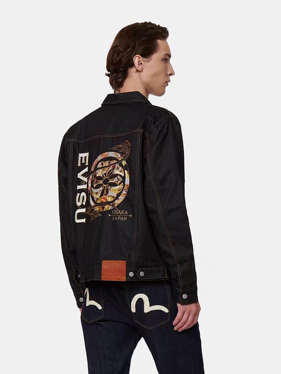 Evisu Osaka Japan Embroidered Denim Jacket - 24