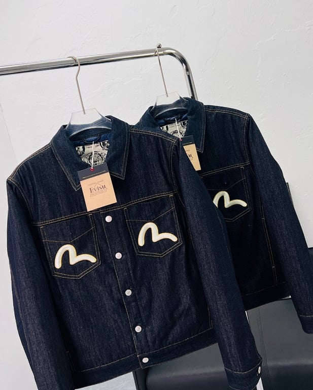 Evisu Osaka Japan Embroidered Denim Jacket - 4
