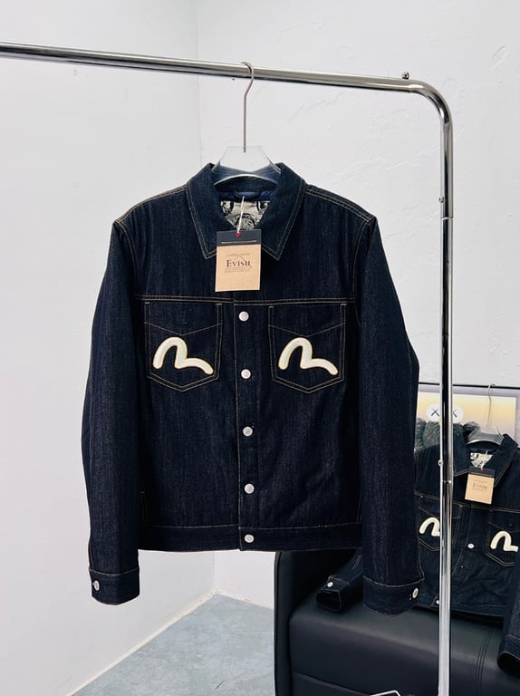 Evisu Osaka Japan Embroidered Denim Jacket - 8