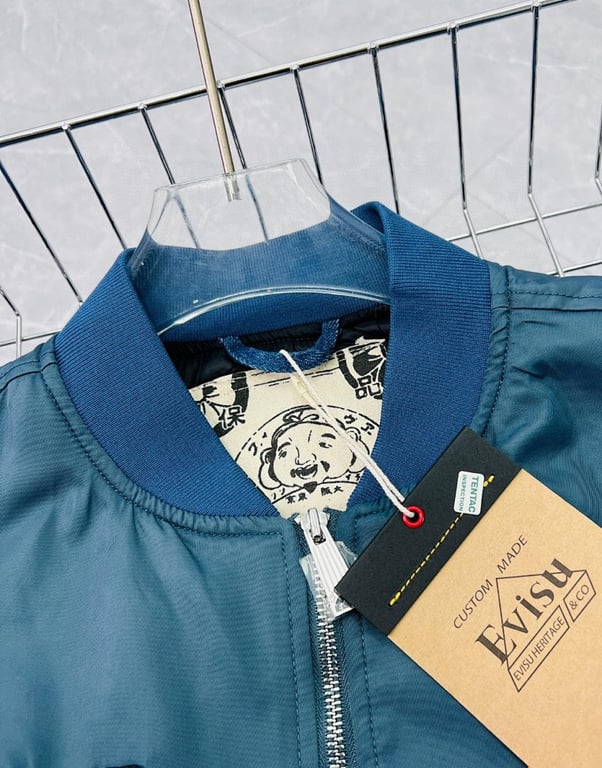 Evisu Blue Bomber Jacket N72-14983 - 14