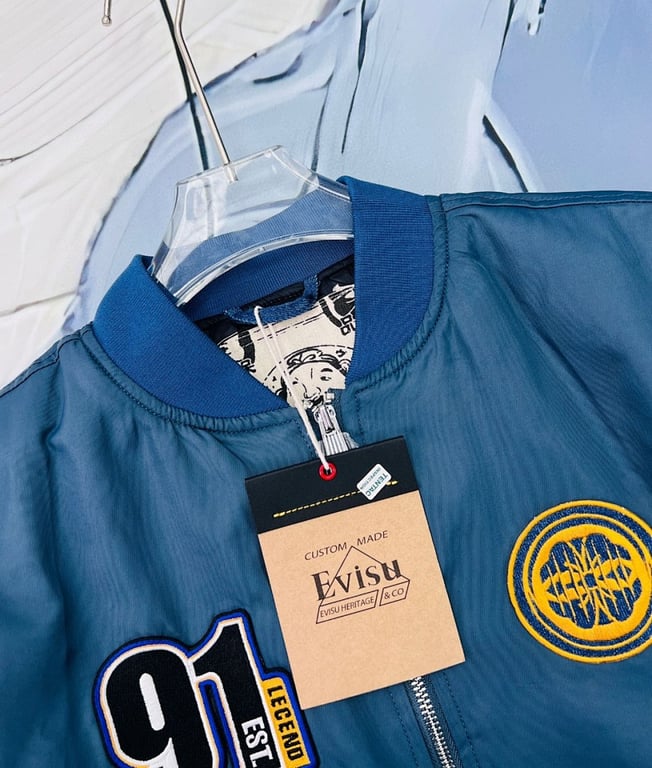 Evisu Blue Bomber Jacket N72-14983 - 15